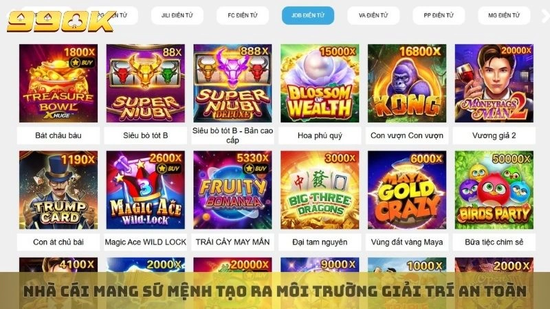Giới thiệu 2 Nhà cái mang sứ mệnh tạo ra môi trường giải trí an toàn