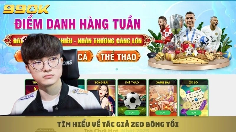 Tác giả Zed Bóng Tối 1 Tìm hiểu về tác giả Zed Bóng Tối